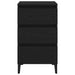 Dulap de noapte Stejar Negru 45 x 35 x 44 cm Lemn compozit - WALTI WALTI