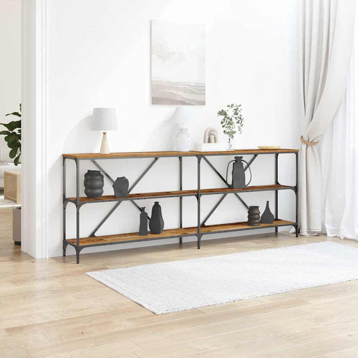 Masă de consolă cu raft Altele Lemn Vechi 180 x 30 x 75 cm - WALTI WALTI