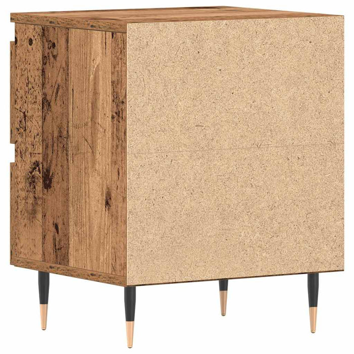 Dulap de noapte Lemn vechi 40 x 35 x 50 cm Lemn compozit - WALTI WALTI