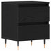Dulap de noapte Stejar Negru 40 x 35 x 50 cm Lemn compozit - WALTI WALTI