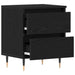 Dulap de noapte cu sertar 2 pcs Stejar Negru 40 x 35 x 50 cm - WALTI WALTI