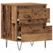 Dulap de noapte Lemn vechi 40 x 35 x 50 cm Lemn compozit - WALTI WALTI