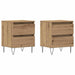 Dulap de noapte 2 pcs stejar artizanal 40 x 35 x 50 cm - WALTI WALTI