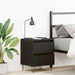 Dulap de noapte Stejar negru 40 x 35 x 50 cm Lemn compozit - WALTI WALTI