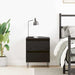 Dulap de noapte Stejar negru 40 x 35 x 50 cm Lemn compozit - WALTI WALTI