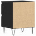 Dulap de noapte Stejar negru 40 x 35 x 50 cm Lemn compozit - WALTI WALTI