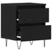 Dulap de noapte cu sertar 2 pcs Stejar negru 40 x 35 x 50 cm - WALTI WALTI
