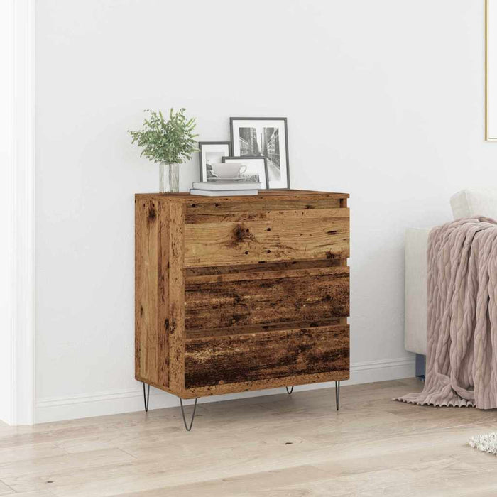 Bufet cu sertar Lemn vechi 60 x 35 x 70 cm Lemn compozit - WALTI WALTI