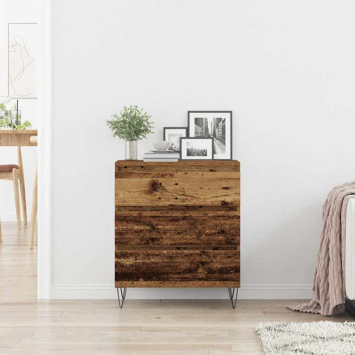 Bufet cu sertar Lemn vechi 60 x 35 x 70 cm Lemn compozit - WALTI WALTI