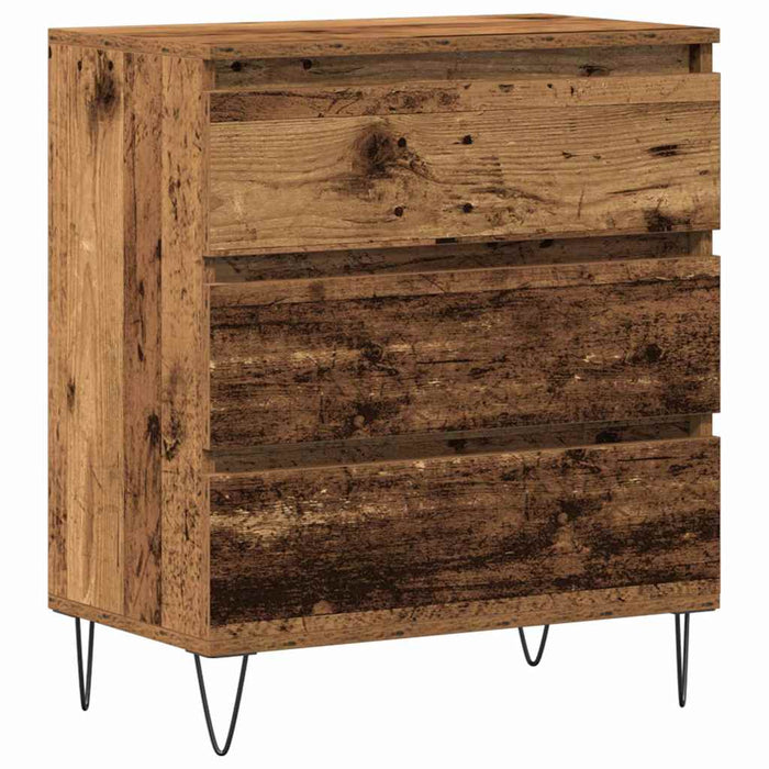 Bufet cu sertar Lemn vechi 60 x 35 x 70 cm Lemn compozit - WALTI WALTI