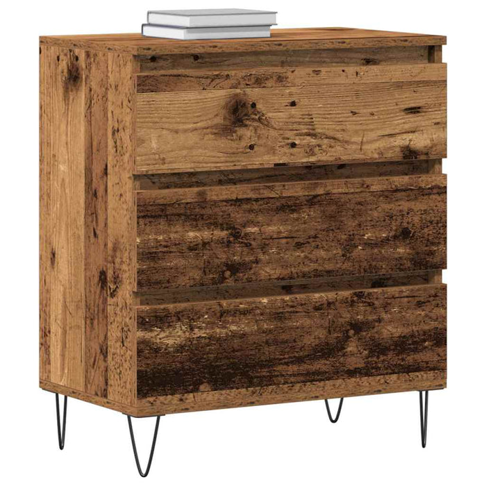 Bufet cu sertar Lemn vechi 60 x 35 x 70 cm Lemn compozit - WALTI WALTI