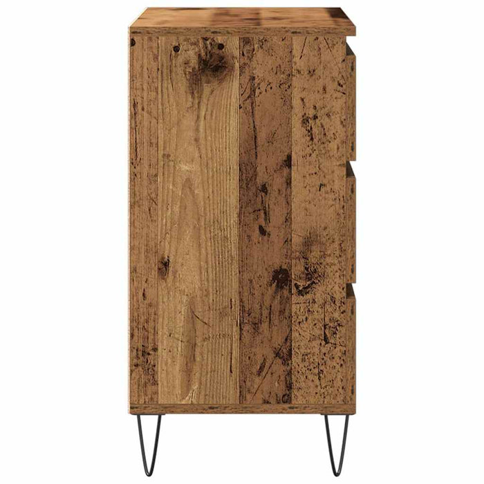 Bufet cu sertar Lemn vechi 60 x 35 x 70 cm Lemn compozit - WALTI WALTI