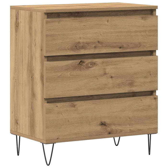 Bufet cu sertar Stejar Artizanal 60 x 35 x 70 cm Lemn compozit - WALTI WALTI