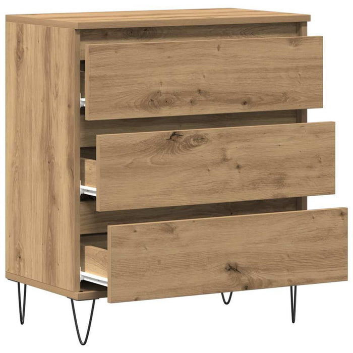 Bufet cu sertar Stejar Artizanal 60 x 35 x 70 cm Lemn compozit - WALTI WALTI