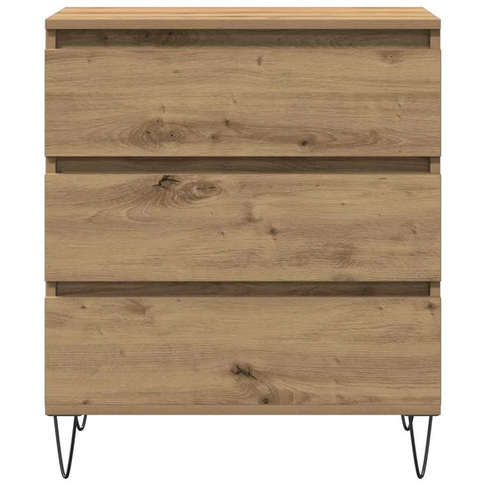 Bufet cu sertar Stejar Artizanal 60 x 35 x 70 cm Lemn compozit - WALTI WALTI