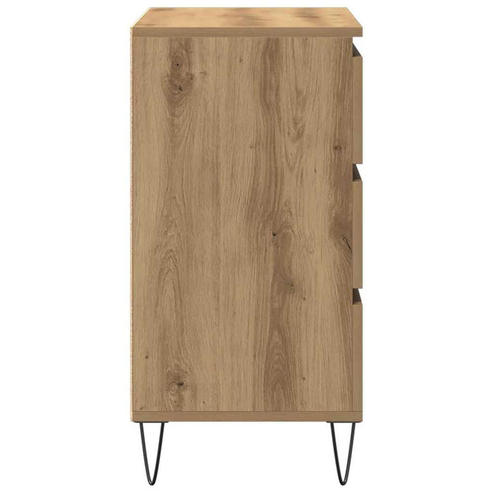 Bufet cu sertar Stejar Artizanal 60 x 35 x 70 cm Lemn compozit - WALTI WALTI