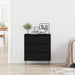 Bufet cu sertar Stejar Negru 60 x 35 x 70 cm Lemn compozit - WALTI WALTI