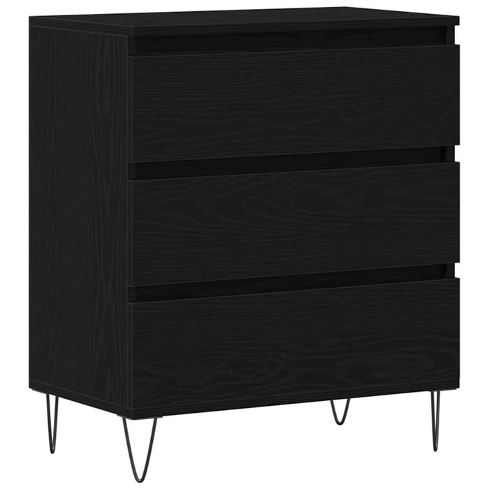 Bufet cu sertar Stejar Negru 60 x 35 x 70 cm Lemn compozit - WALTI WALTI