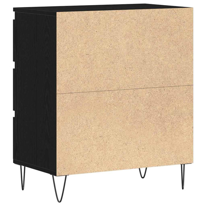 Bufet cu sertar Stejar Negru 60 x 35 x 70 cm Lemn compozit - WALTI WALTI