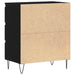 Bufet cu sertar Stejar Negru 60 x 35 x 70 cm Lemn compozit - WALTI WALTI