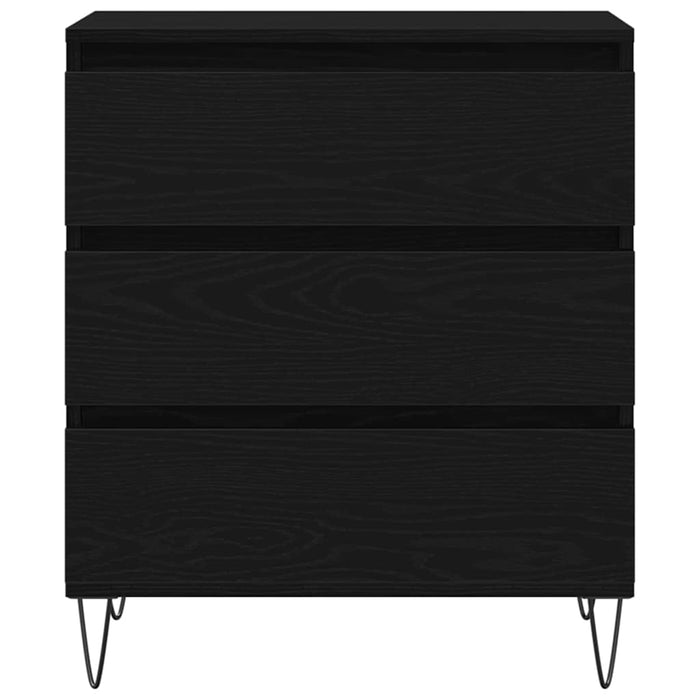 Bufet cu sertar Stejar Negru 60 x 35 x 70 cm Lemn compozit - WALTI WALTI