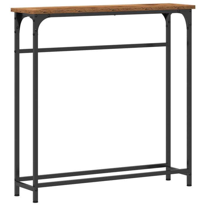Masă de consolă Lemn vechi 75 x 19,5 x 75 cm Lemn compozit - WALTI WALTI
