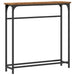Masă de consolă Lemn vechi 75 x 19,5 x 75 cm Lemn compozit - WALTI WALTI