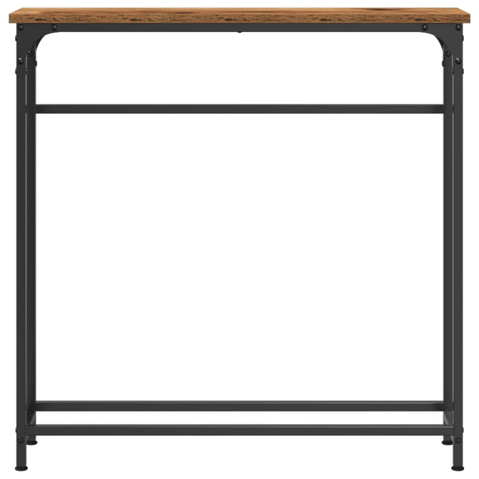 Masă de consolă Lemn vechi 75 x 19,5 x 75 cm Lemn compozit - WALTI WALTI