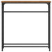 Masă de consolă Lemn vechi 75 x 19,5 x 75 cm Lemn compozit - WALTI WALTI