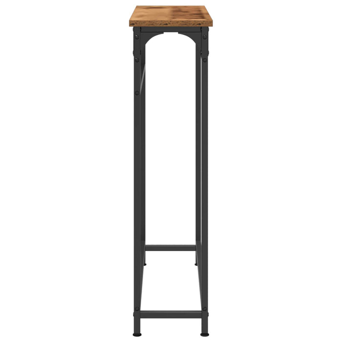 Masă de consolă Lemn vechi 75 x 19,5 x 75 cm Lemn compozit - WALTI WALTI