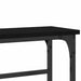 Masă de Consolă cu raft Stejar negru 75 x 19.5 x 75 cm - WALTI WALTI