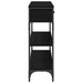 Masă de Consolă cu sertar cu raft Stejar negru 100 x 25 x 75 cm - WALTI WALTI
