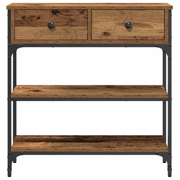 Masă de consolă Lemn vechi 72.5 x 25 x 75 cm Lemn compozit WALTI