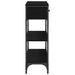 Masă de Consolă cu sertar Stejar negru 72.5 x 25 x 75 cm - WALTI WALTI