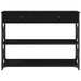 Masă Consolă Stejar negru 100 x 28 x 75 cm Lemn compus și metal - WALTI WALTI