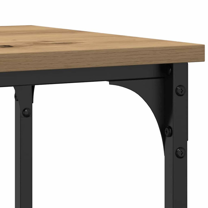 Masă de Consolă cu raft stejar artizanal 100 x 35 x 75 cm - WALTI WALTI