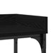 Masă de Consolă cu raft Stejar negru 100 x 30 x 80 cm - WALTI WALTI