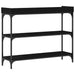 Masă de Consolă cu raft Stejar negru 100 x 30 x 80 cm - WALTI WALTI