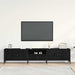 Cabinet TV Stejar negru 200 x 25 x 44 cm Lemn compozit - WALTI WALTI