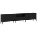 Cabinet TV Stejar negru 200 x 25 x 44 cm Lemn compozit - WALTI WALTI