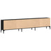 Cabinet TV Stejar negru 200 x 25 x 44 cm Lemn compozit - WALTI WALTI