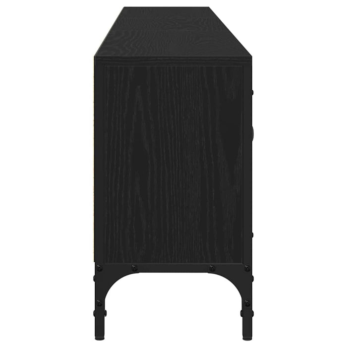 Cabinet TV Stejar negru 200 x 25 x 44 cm Lemn compozit - WALTI WALTI