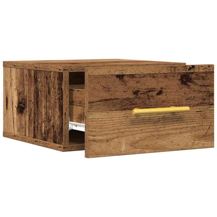 Dulap de noapte Lemn vechi 35 x 35 x 20 cm Lemn compozit - WALTI WALTI