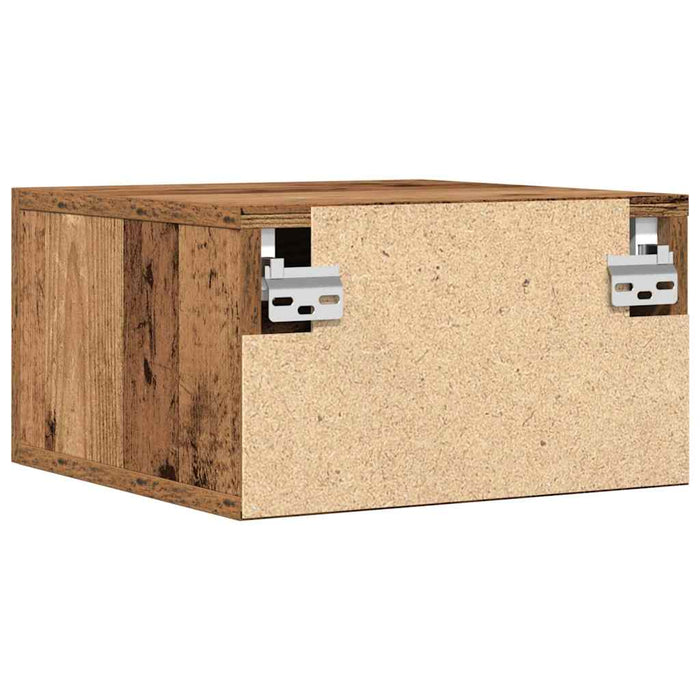 Dulap de noapte Lemn vechi 35 x 35 x 20 cm Lemn compozit - WALTI WALTI