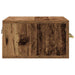Dulap de noapte Lemn vechi 35 x 35 x 20 cm Lemn compozit - WALTI WALTI