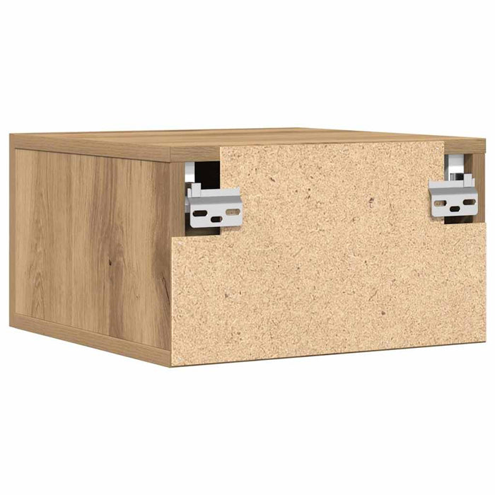 Dulap de noapte 2 pcs stejar artizanal 35 x 35 x 20 cm - WALTI WALTI