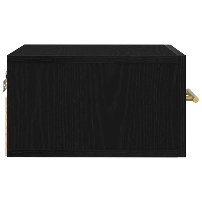 Dulap de noapte Stejar negru 35 x 35 x 20 cm Lemn compozit - WALTI WALTI