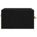 Dulap de noapte Pe perete 2 pcs Stejar negru 35 x 35 x 20 cm - WALTI WALTI