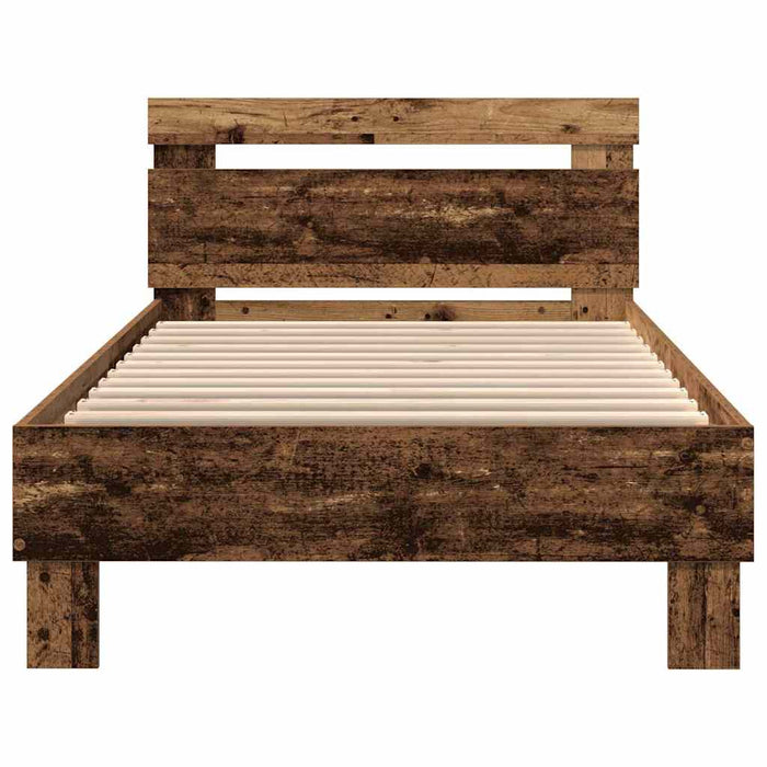 Cadru de pat Lemn vechi 75 x 190 cm Lemn compozit - WALTI WALTI