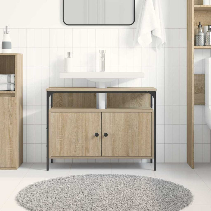 Dulap pentru Chiuveta de Baie cu ușă Maro 80 x 30 x 60 cm - WALTI WALTI